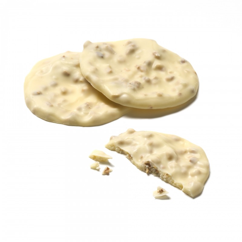 White chocolate tiles