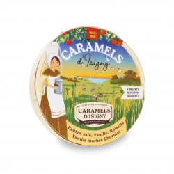 Boîte bois caramels...
