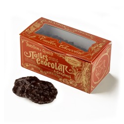 Tuiles chocolat noir caramel