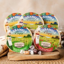 Wooden box salted butter...