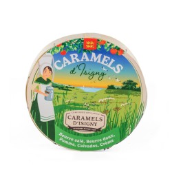 Boîte bois ronde caramels...