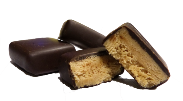 Caramels fondants enrobés chocolat noir - 200g – Image 2