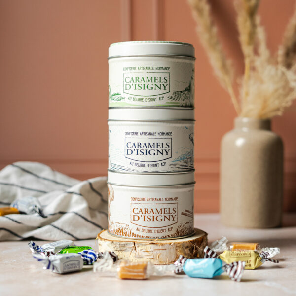 Boîte fer caramels fondants beurre salé - 100g – Image 4