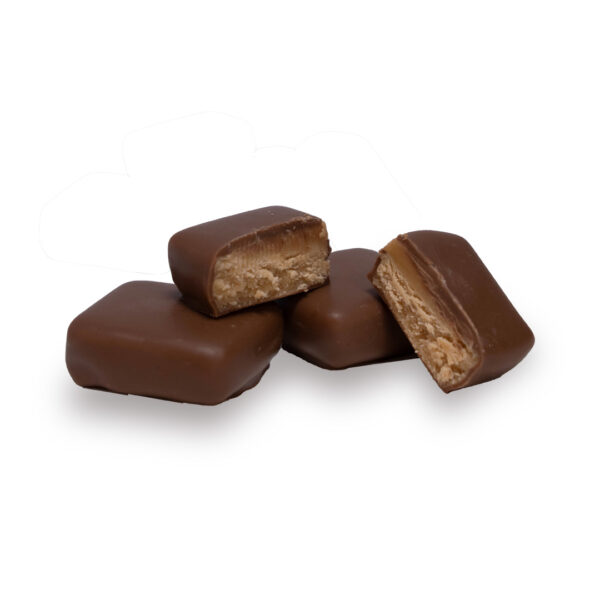 Caramels fondants enrobés chocolat au lait - 200g – Image 2