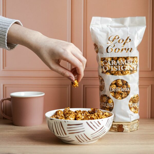 Sachet popcorn au caramel - 215g – Image 3