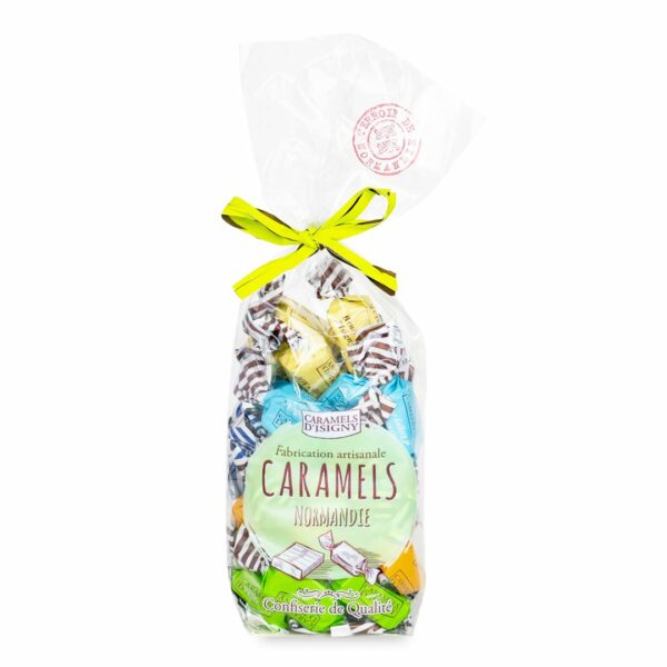 Sachet caramels assortiment Normandie - 200g
