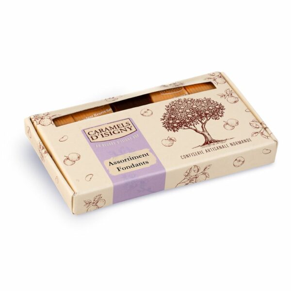 Étui 15 caramels assortiment "Fondants" - 140g