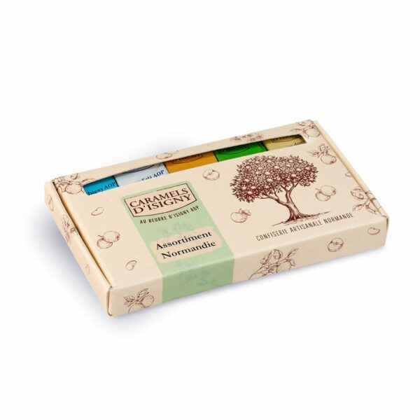 Étui 15 caramels assortiment "Normandie" - 140g