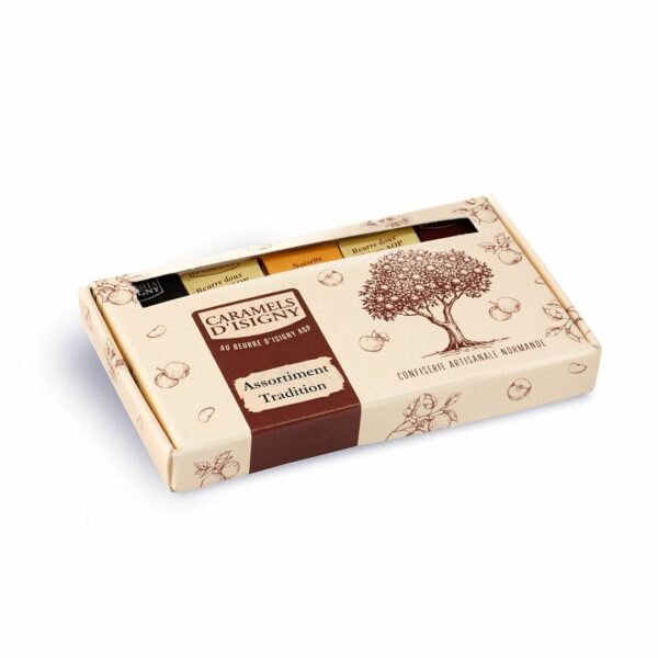 Étui 15 caramels assortiment "Tradition" - 140g