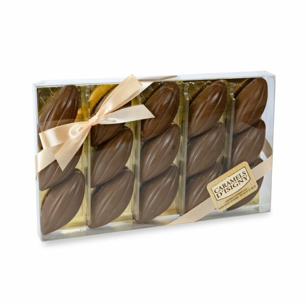 Cabosses chocolat au lait fourrées à la crème de caramel - 130g