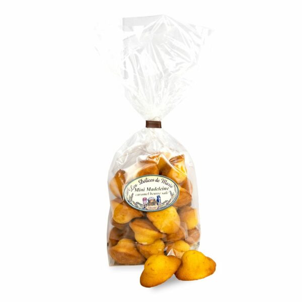Minis madeleines au caramel beurre salé - 250g