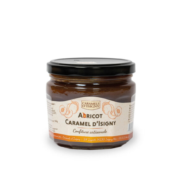 Confiture d'abricot au Caramel d'Isigny - 370g