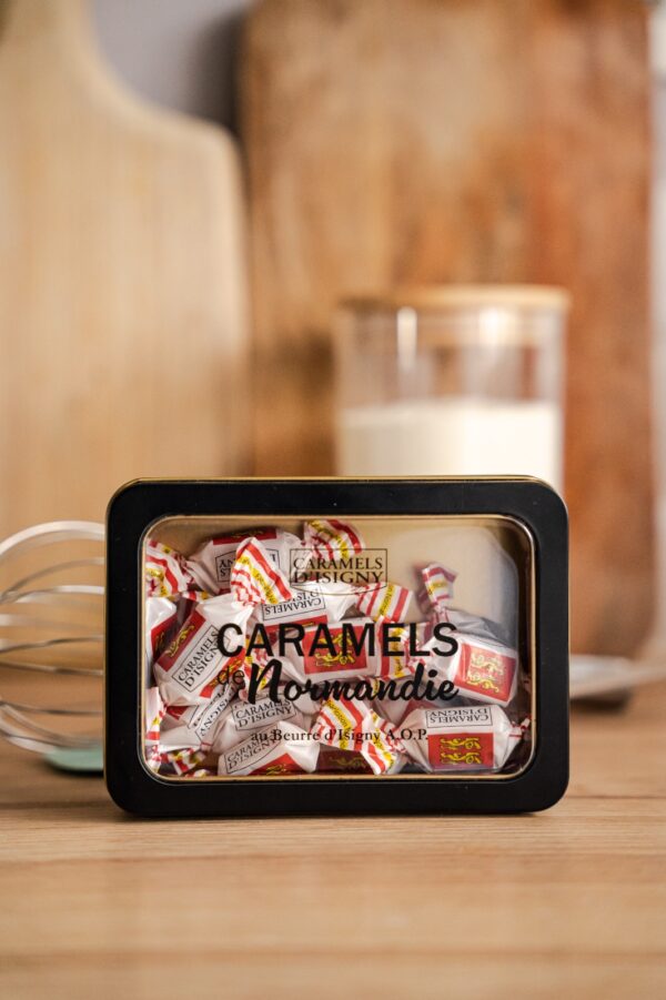 Boite métal caramels goût Tatin - 150g – Image 2
