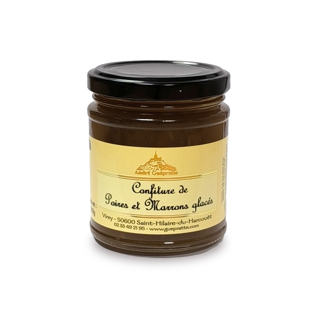 Confiture Poires et marrons glacés - 210g